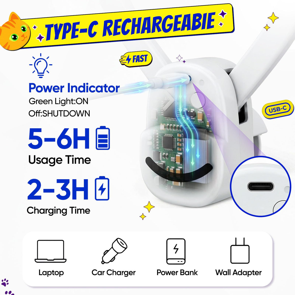 Interactive Doorway Cat Toy (White)