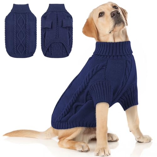 XXL Dog Sweater (XX-Large / Dark Navy)