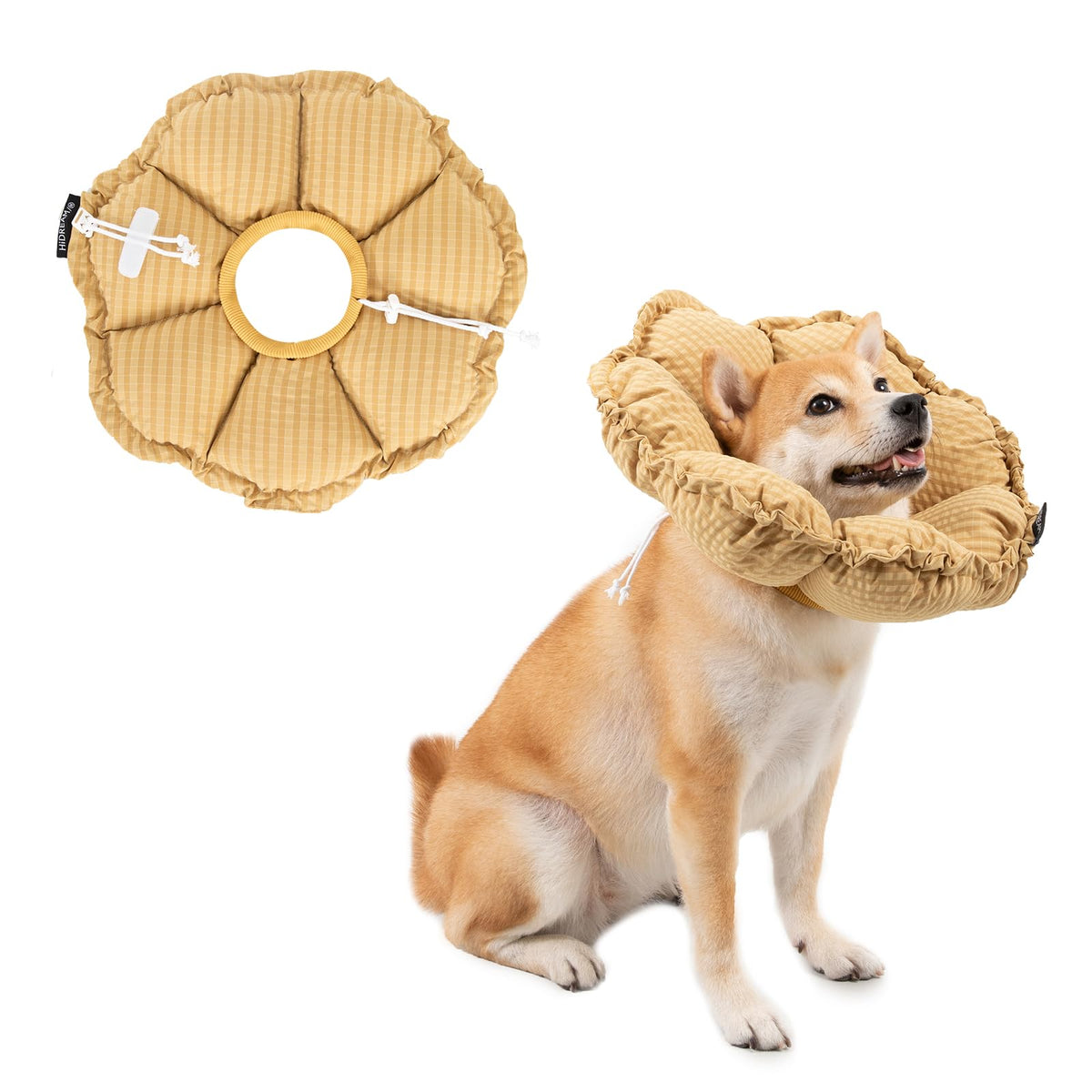 Soft Dog Cones for Medium Dogs (XL-Standard / Yellow)
