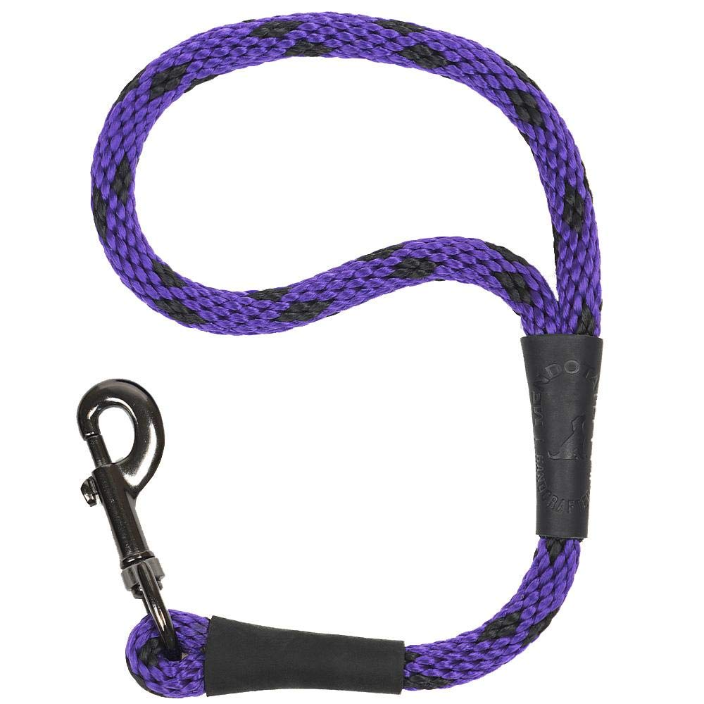 Traffic Leash (1/2 in x 16 in / Black Ice Purple)