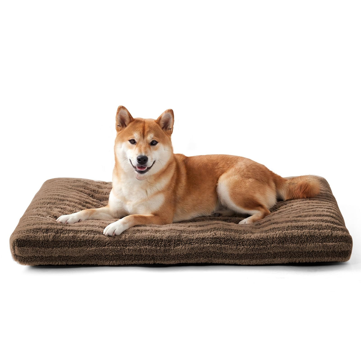 Washable Dog Bed Medium Size Dogs (Dark Brown / 29.0"l x 21.0"w x 3"th)