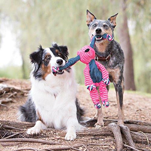 Floppy Knots Rope and Plush Dog Toy (Elephant / Small/Medium)
