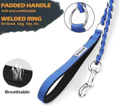 Chain Dog Leash (Blue / 7.25FT(80-200lb))