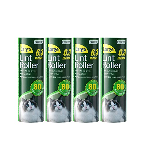 Large Lint Rollers Pet Hair Extra Sticky Refills