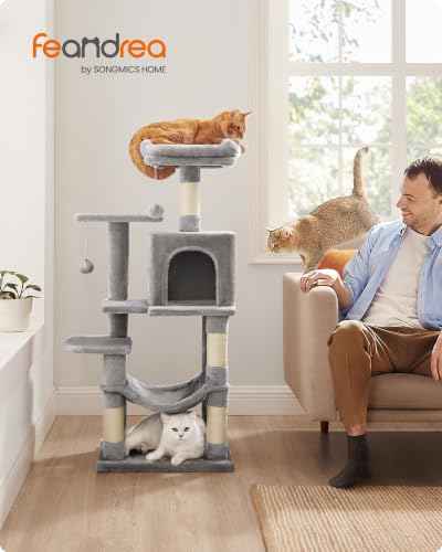 Cat Tree 44.1 (44.1 Inches / Light Gray)