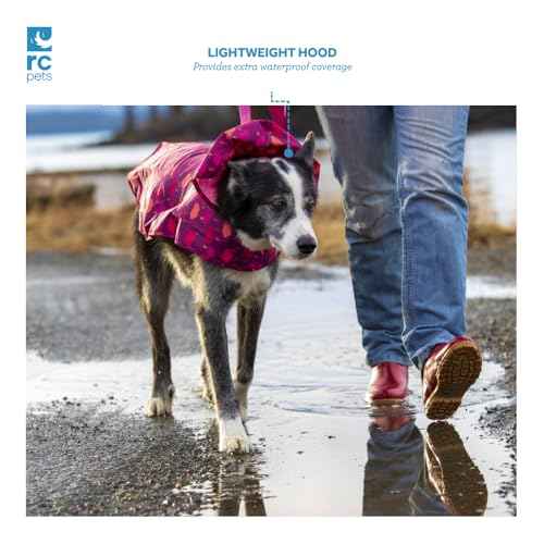 RC Pets Packable Rain Poncho (X-Large / Clay Floral)