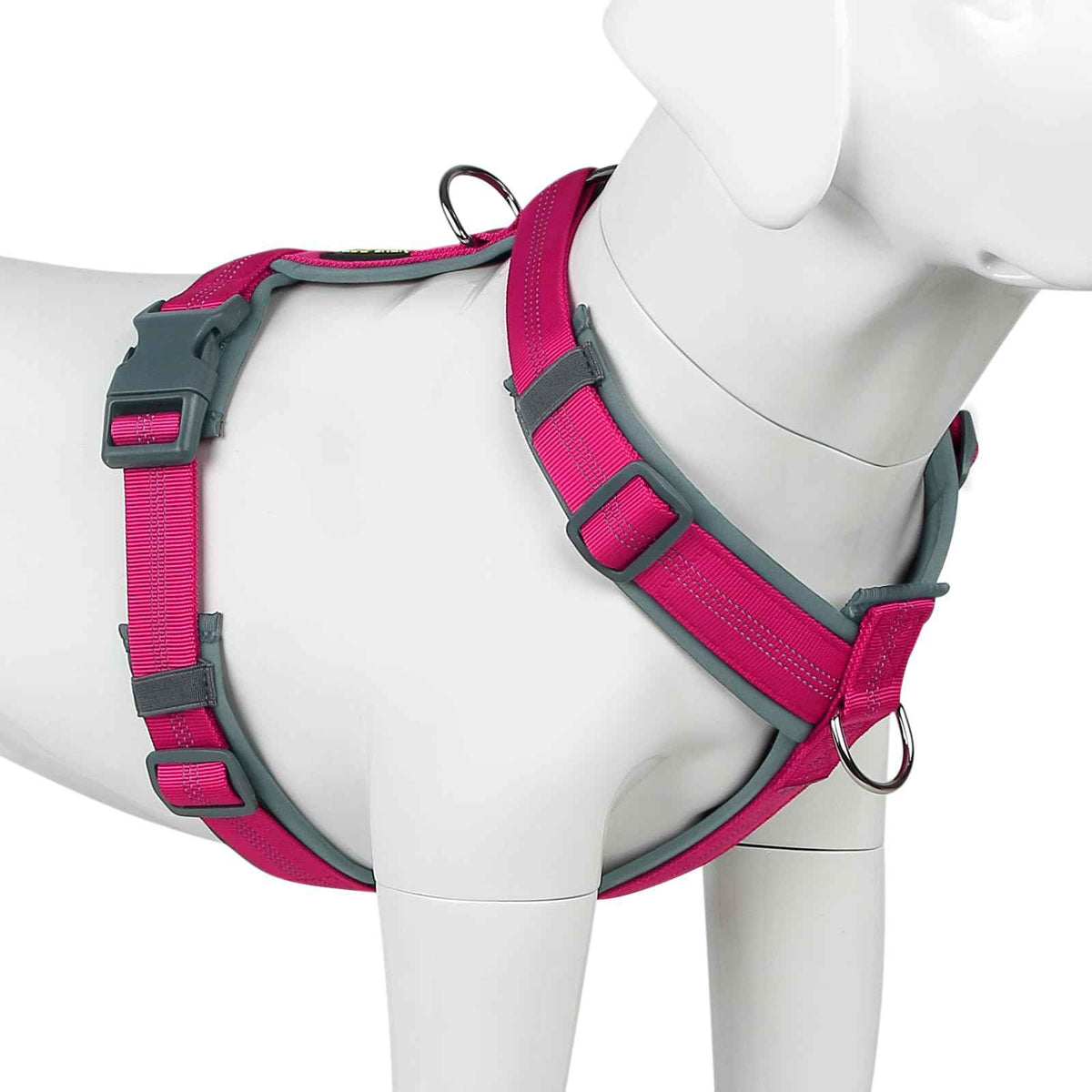 No Pull Dog Harness (XS / Hot Pink)