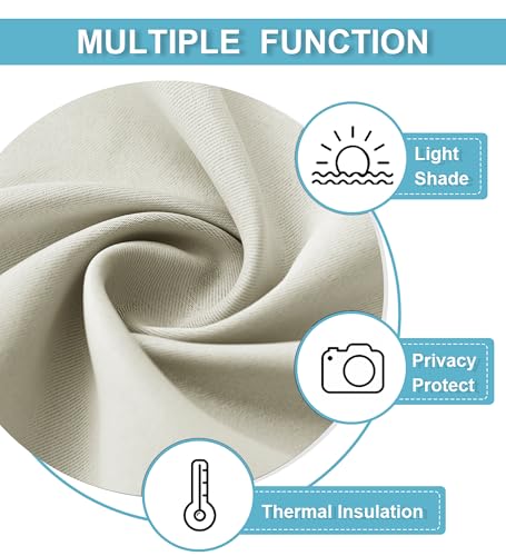 Classroom Door Window Cover Lockdown Shades Blackout (Light Beige / 12"W x 30"L (Pack of 1))
