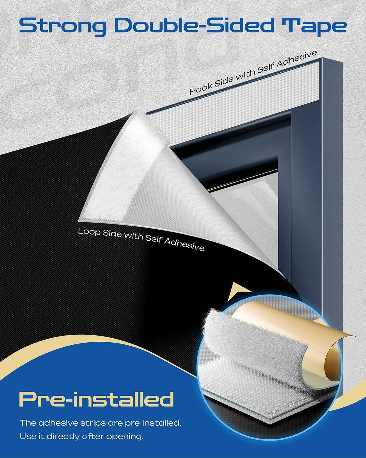100% Blackout Curtains for Bedroom (Black / 59"W x 60"L (Pack of 1))