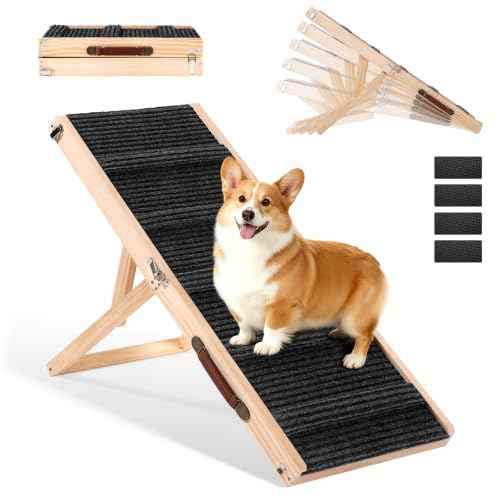 39" Foldable Dog Ramp 5 (S-39"L×16"W×24"H)
