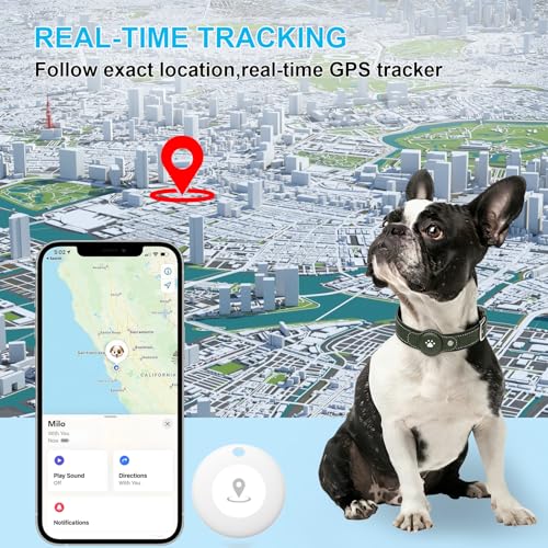 GPS Tracker for Dogs (Green / L(12.5''-21''))