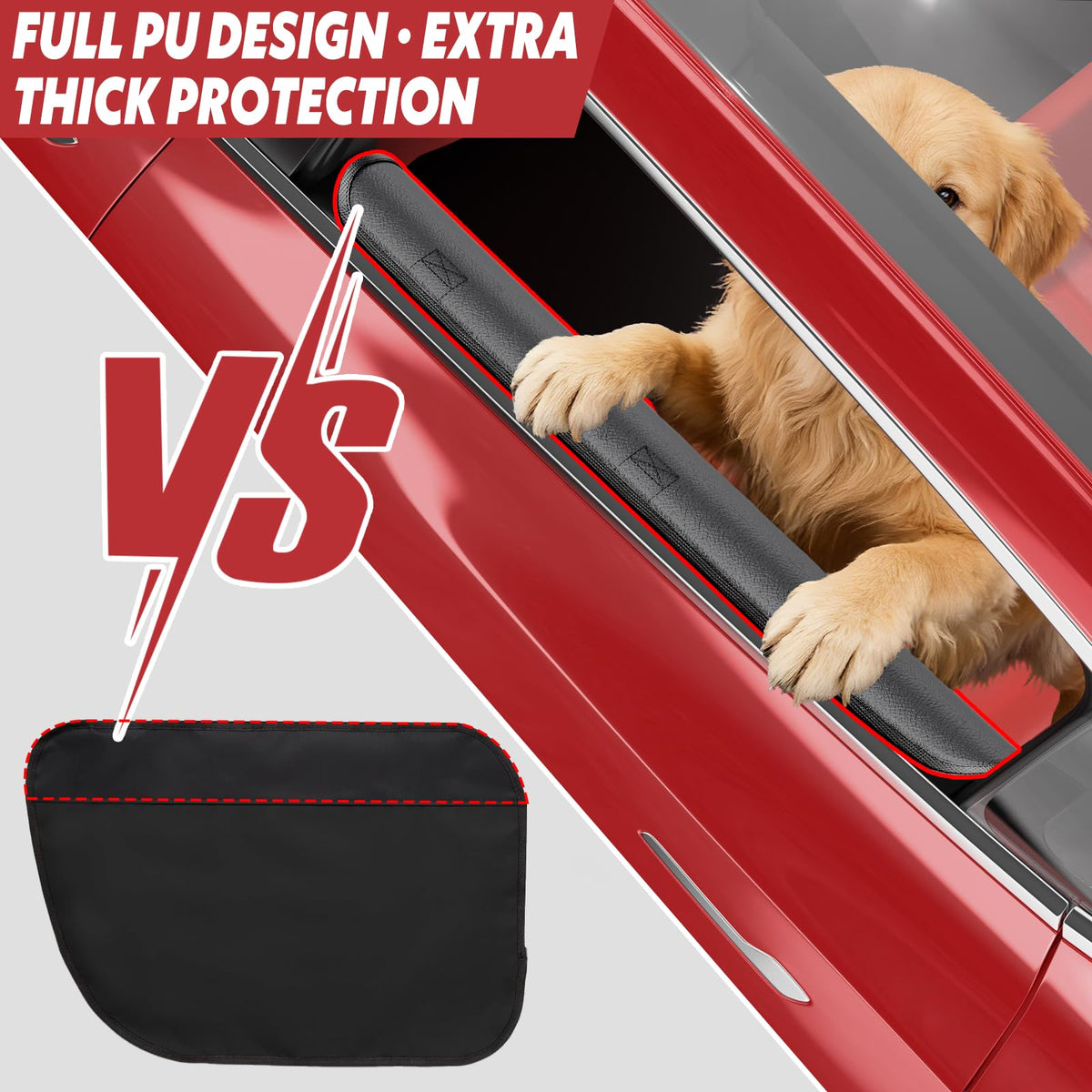 Dog Car Door Protector (Premium PU [Fit for Sedan/Family Car/Small SUV])