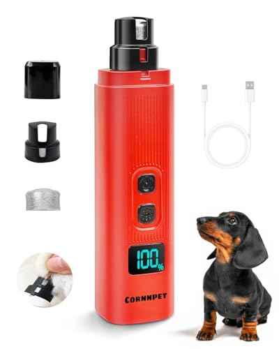 Electric Dog Nail Grinder with 2 Level LED Lights