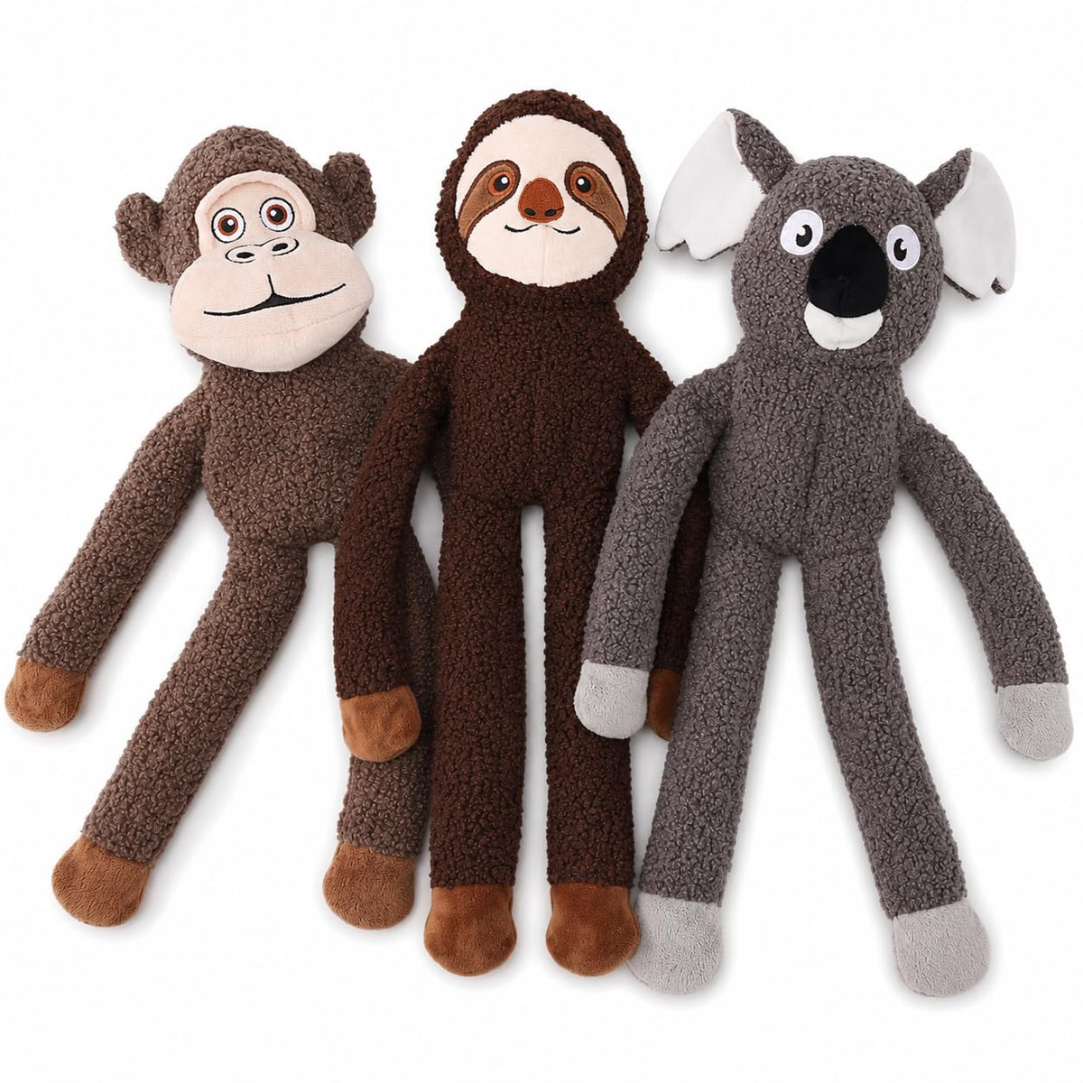 No Stuffing Dog Toys (monkey)