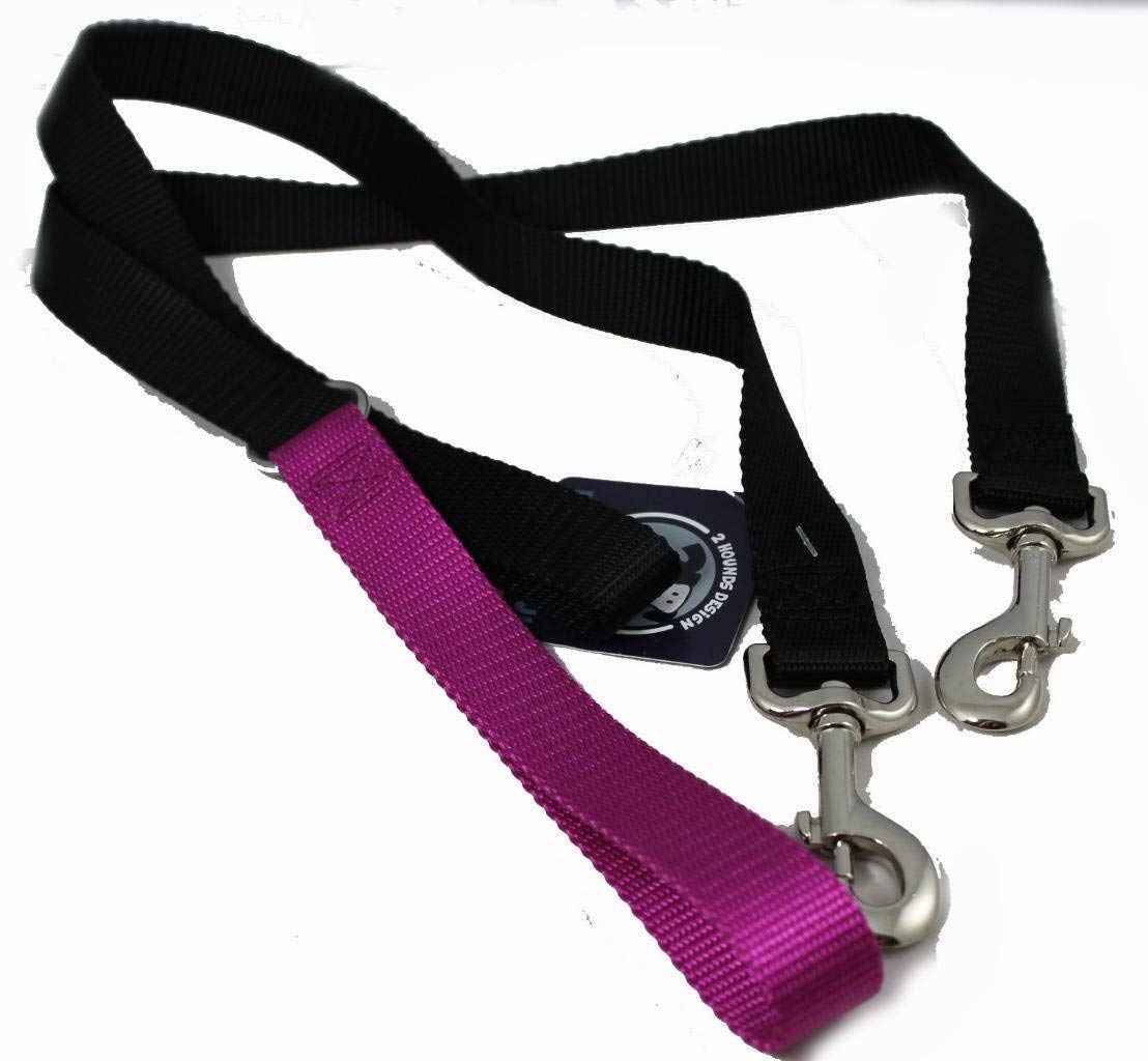 Freedom No Pull 1 Inch Training Leash ONLY Works with No Pull Harnesses Raspberry (Raspberry)