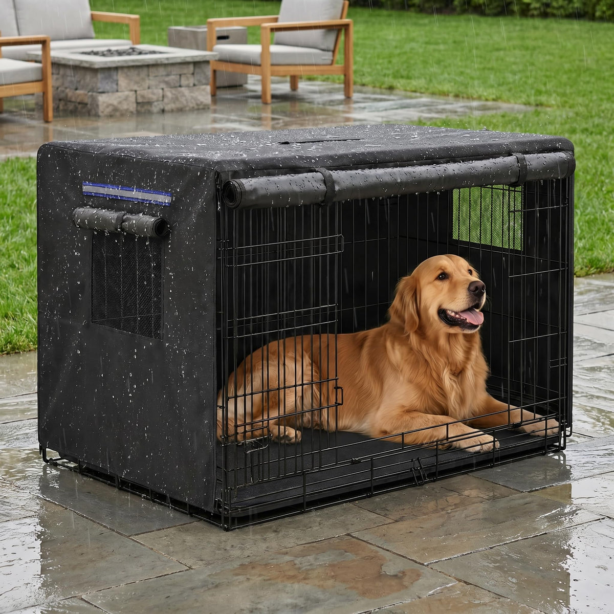 Dog Crate Cover for 38 (38"L x 26.3"W x 31"H)