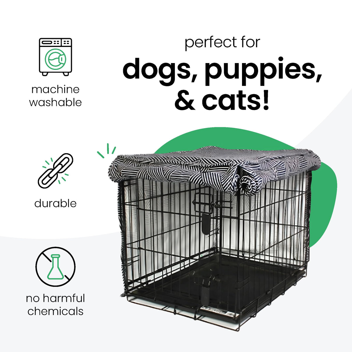 Rough Gem Dog Crate Cover (Rough Gem / 36.0"L x 23.0"W x 25.0"H)