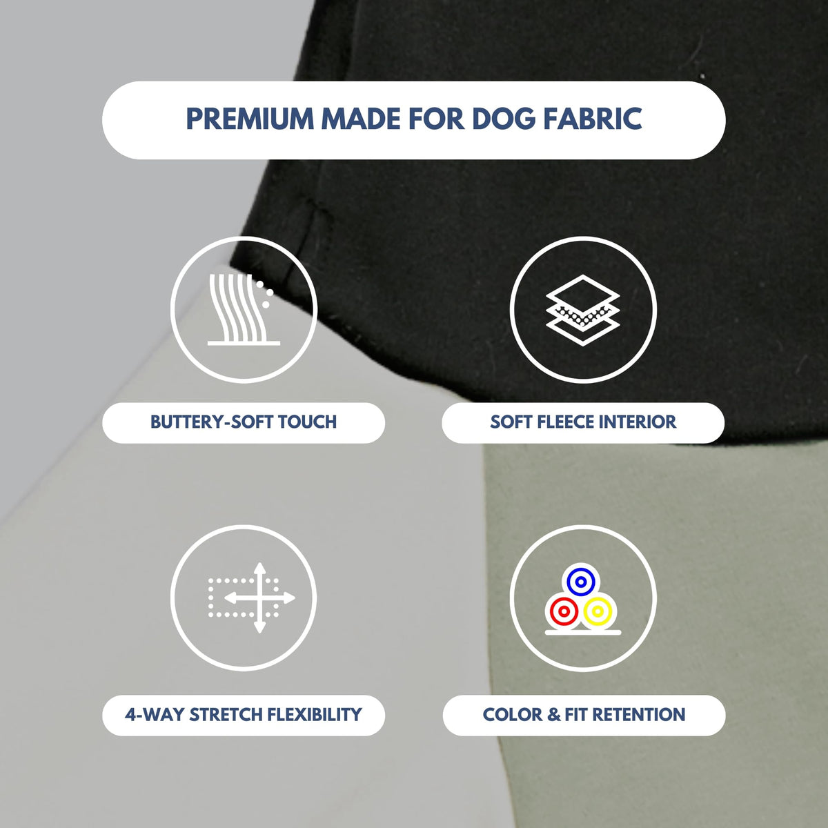 Dog Hoodie Buttery (Olive Cream / Large)