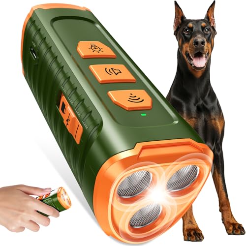 3X Ultrasonic to Stop Barking Neighbors Dog (Green)