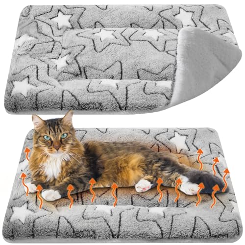 2 Pack Self Warming Cat Mat (Grey / 22'' X 18'')