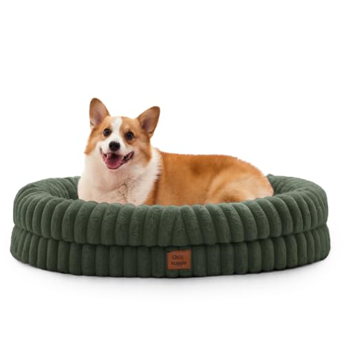 Orthopedic Dog Bed (Olive Green / L(35*28*7))