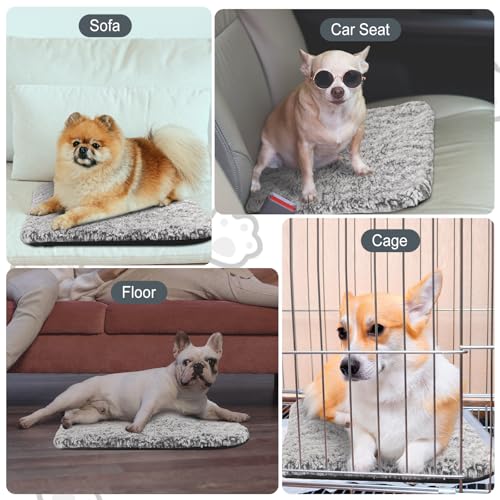 4 Pack Self Warming Cat Mat for Pets (12 x 12 Inch / Gray)