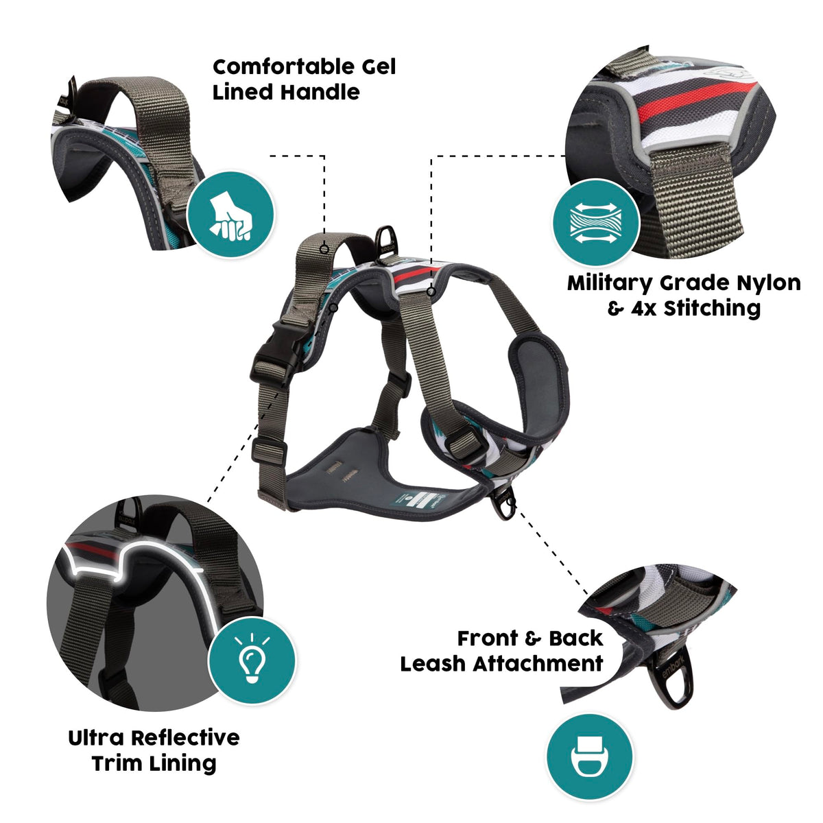 Embark No Pull Dog Harness (XL / Maverick)