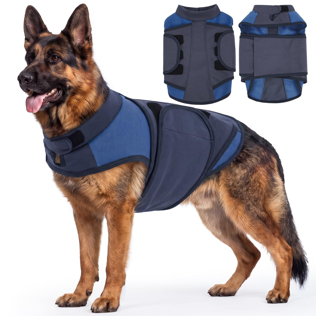 Dog Compression Shirt Anxiety XL for Separation (RoyalBlue / XL(Chest:30.7"-35.4"))