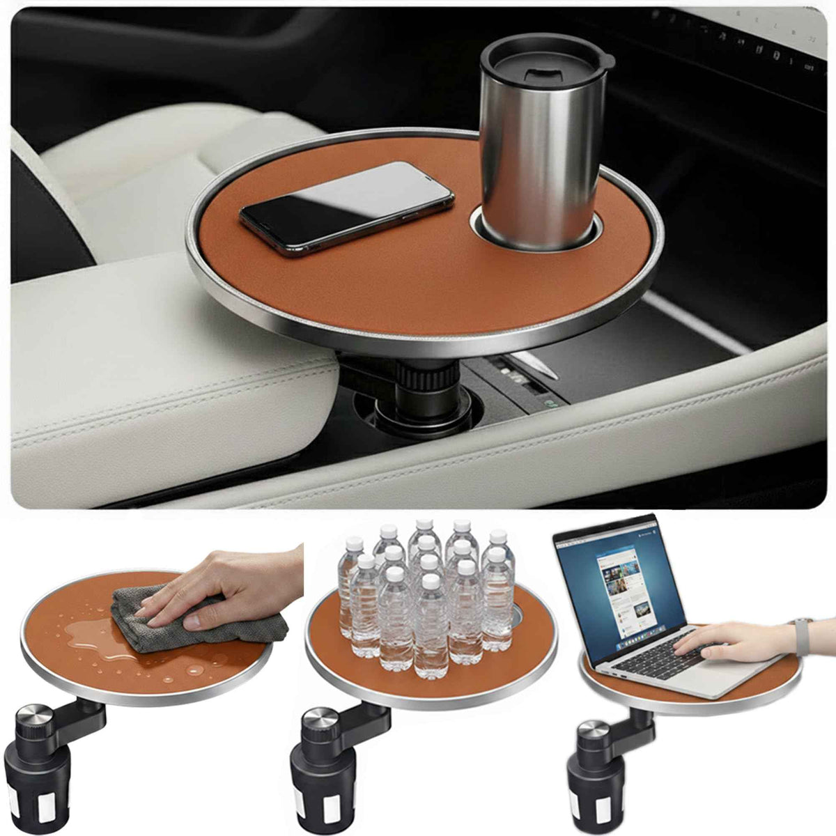 Car Desk for Laptop (Orange)