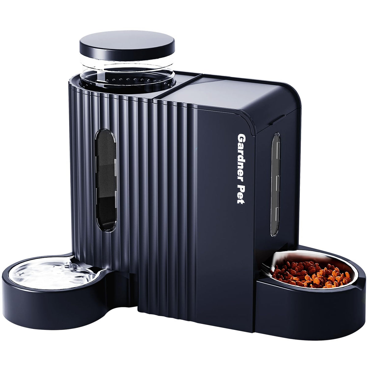 Gravity Automatic Cat Feeder (Large (0.8 Gallon x 2) / Dark Blue)