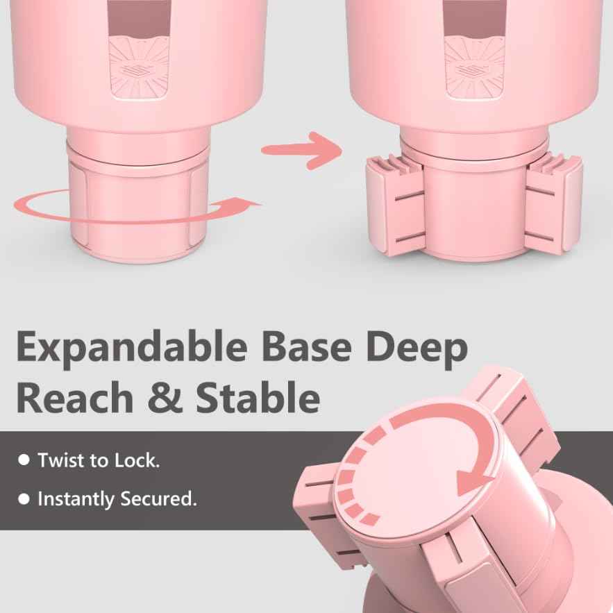 Car Cup Holder Expander for 32 (Pink / Medium*1)