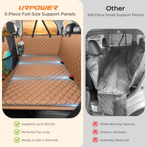 Back Seat Extender for Dogs (Tan / M - Cars / Full Size SUVs)
