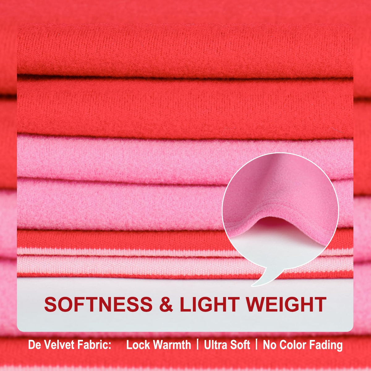 3Pack Dog Sweater with Sleeves Fleece Shirt for Large Dogs (2XL (50-75lbs) / 07# 3Pack(Red+Pink+Red Stripe))
