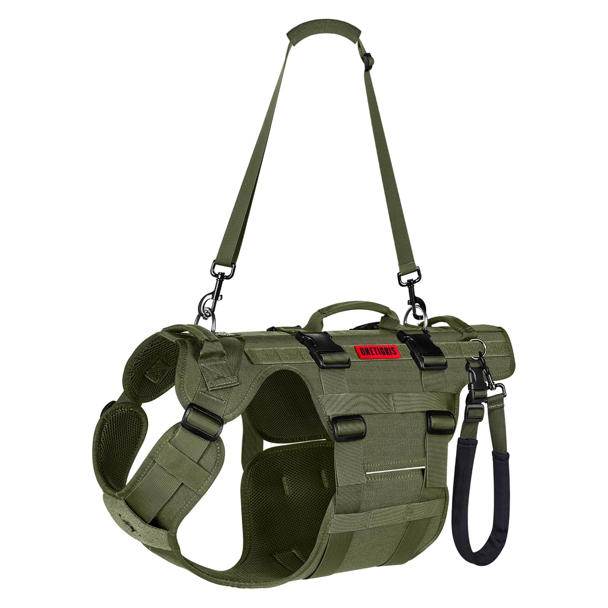 Dog Lift Harness for Large Dogs (Green / L)