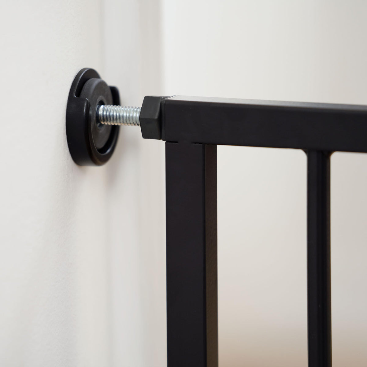Easy Open Baby Gate & Dog Gate (Espresso - Easy Open / 27.5"-52" W x 28" H)