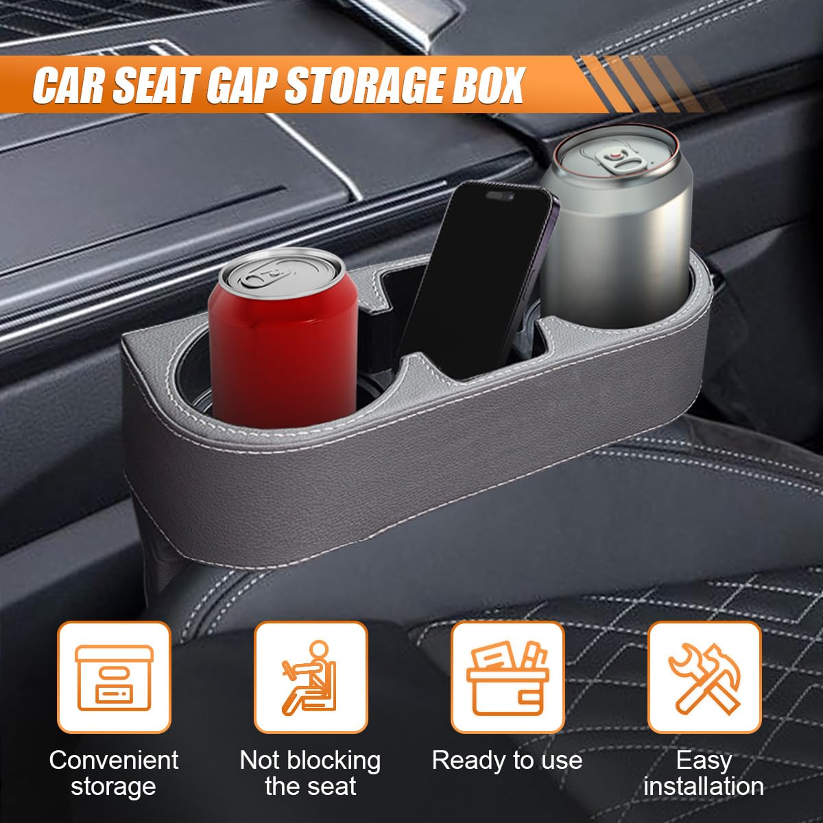 Car Cup Holder (Gray)