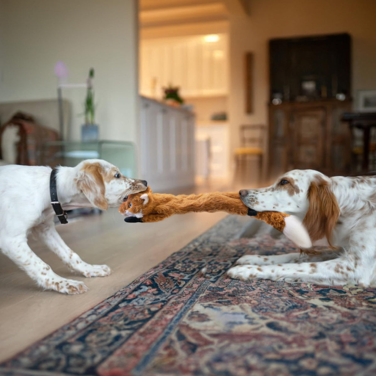 Dog Squeaky Toys No Stuffing 3 Pack (Small / Fur Plush-3 Pack)