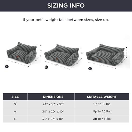 ComfyFleece® Cat Couch for Pets (24x18x10" / Warm Grey)
