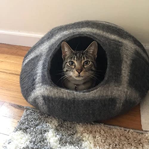 Premium Felt Cat Cave Bed (Hide & Seek)