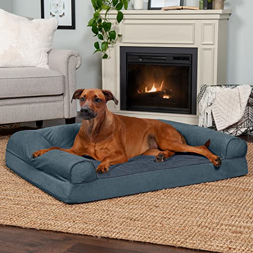 Orthopedic Dog Bed for Large Dogs w (Jumbo / Orion Blue)