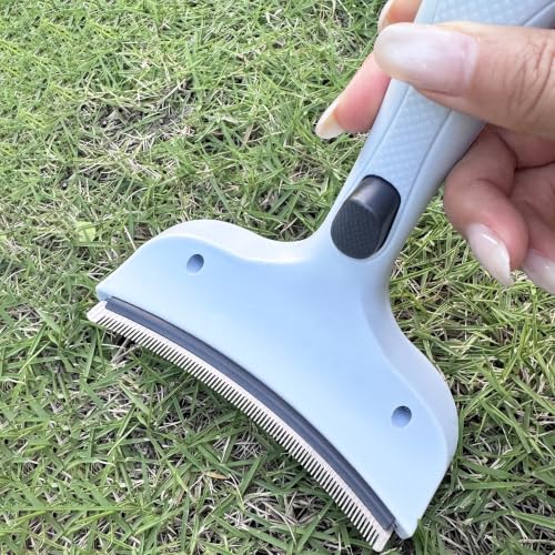 Pet Deshedding Brush (blue)