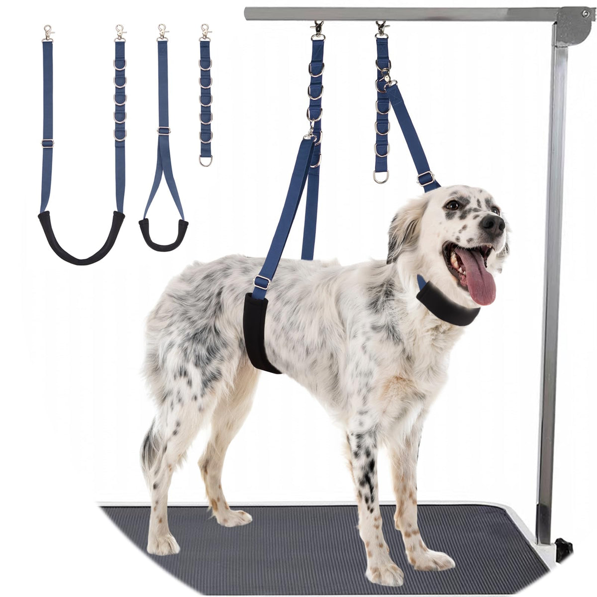 Dog Grooming Belly Strap (Royal Blue)