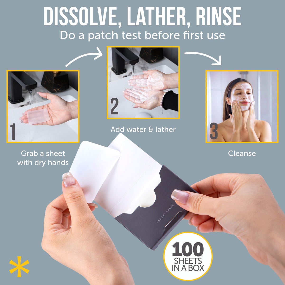 Glycolic Acid Soap Sheets (3 Pack)