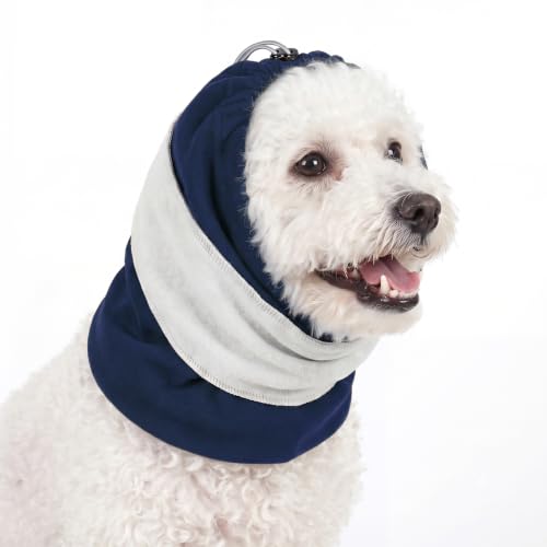 Dog Calming Hoodie for Anxiety Relief (Dark BLue / Medium)