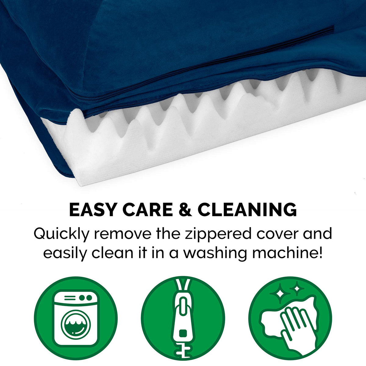 Orthopedic Dog Bed for Large (Large / Deep Sapphire)