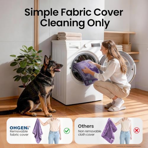 Orthopedic Extra Large Dog Bed Couch (44" x 29" x 7" / 06-Purple)