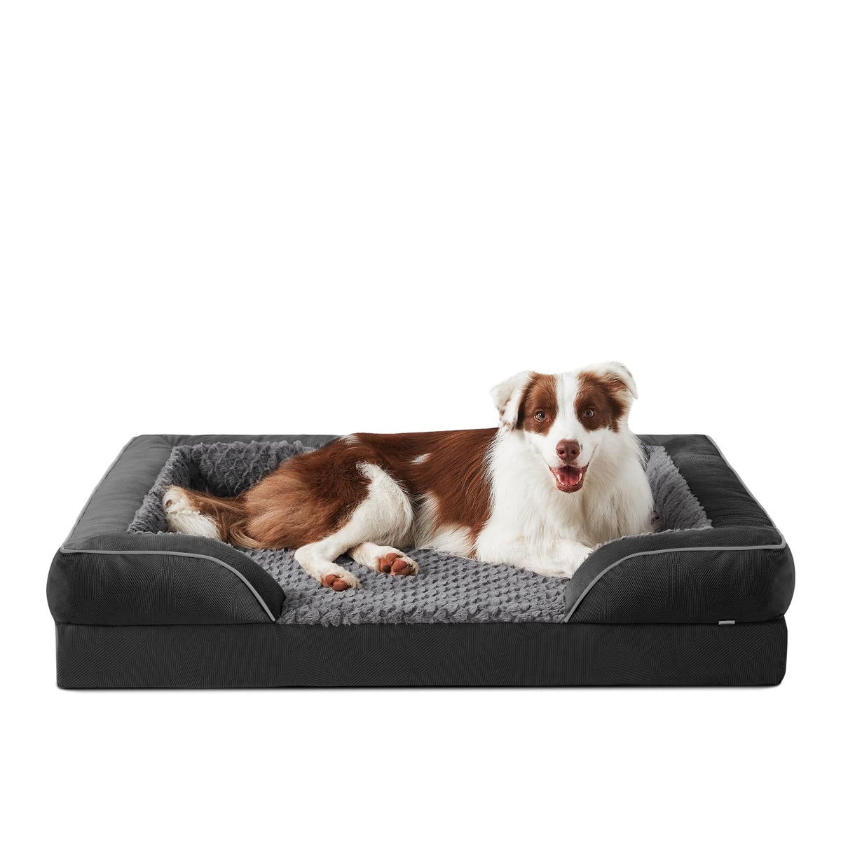 Orthopedic Dog Bed for Large Dogs (Black / L (35"x 25"x 6.5"))