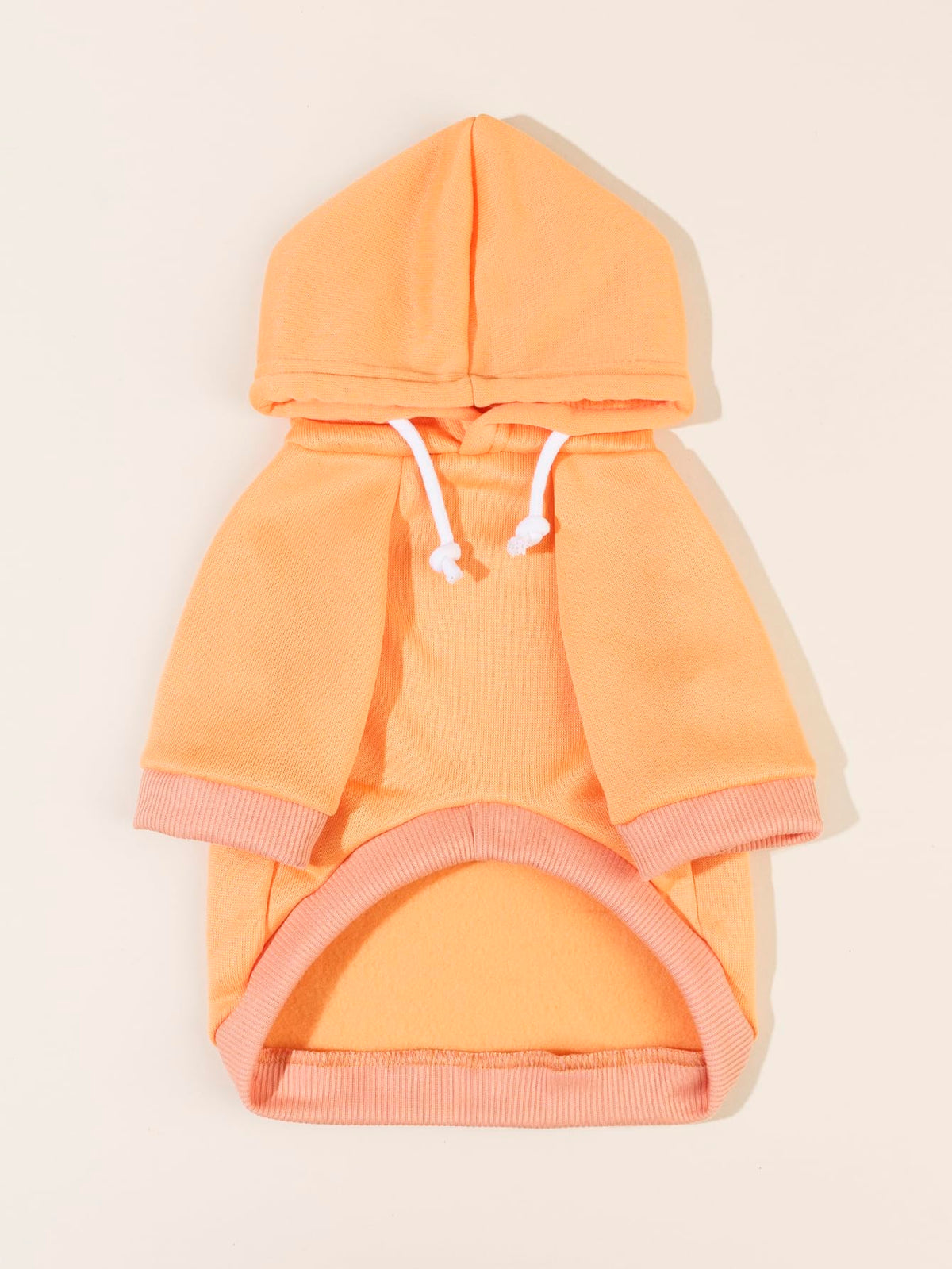 Basic Dog Hoodie Sweatshirt Puppy Sweater Warm Cat Costumes Pet Clothes for Chihuahua Puppy Kitten Small Medium Dogs Orange Large (Large / Orange)