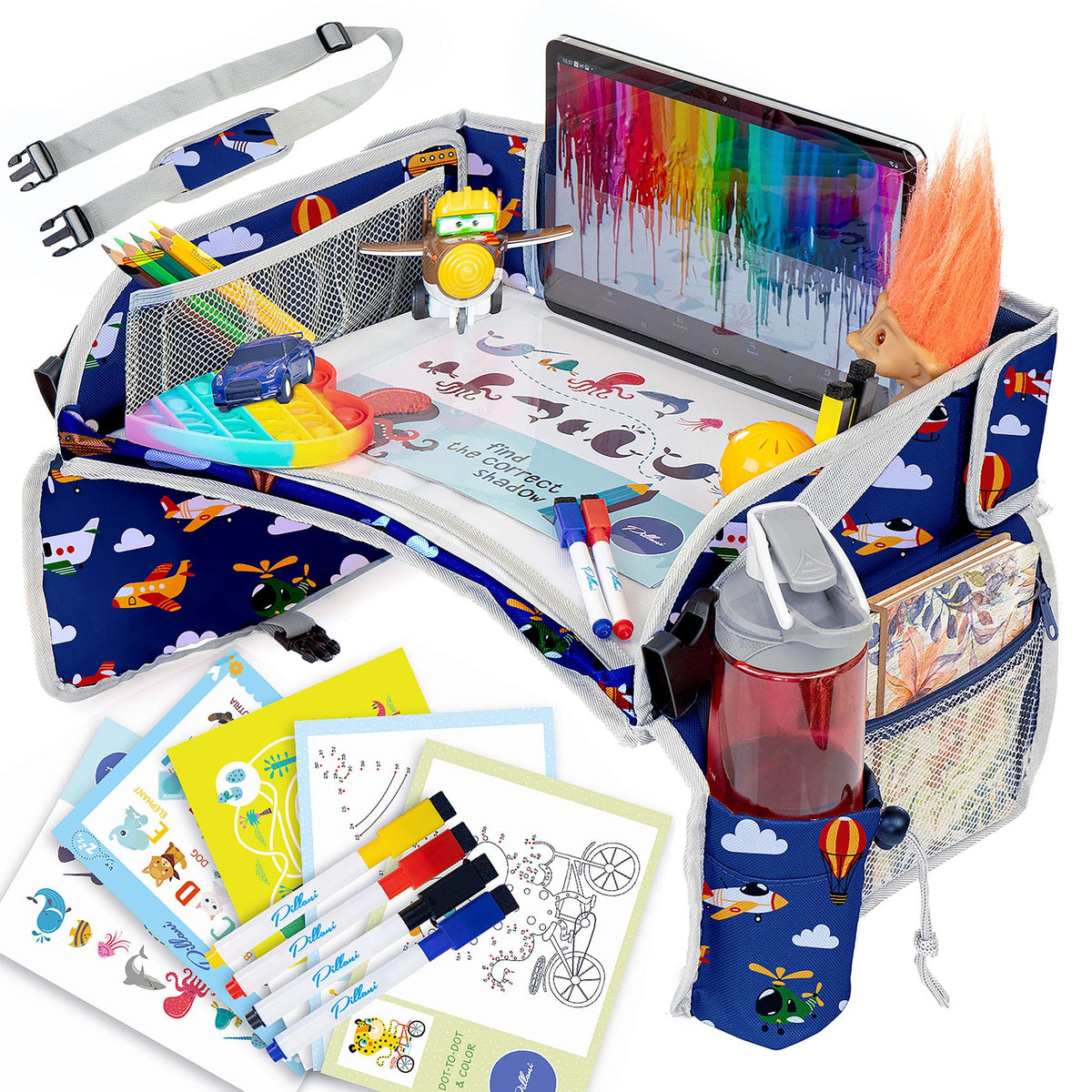 Kids Travel Tray for Car (Airplane)