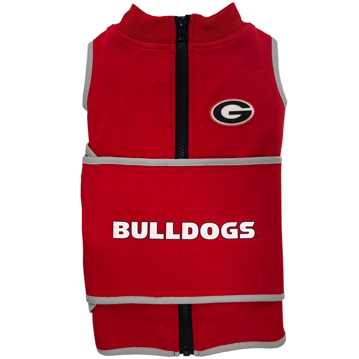 NCAA Georgia Bulldogs Dog Anxiety Calming Shirt Soothing Vest (Large / Goergia Bulldogs)